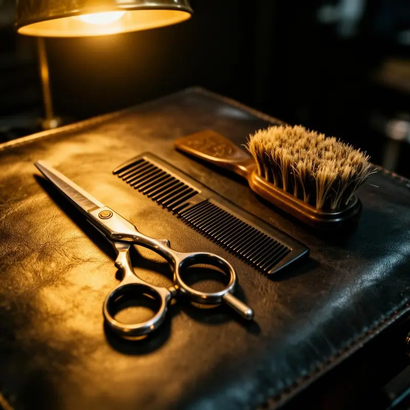 Combo Haircut & Beard bij Barber Poort Almere — The most popular choice. Haircut and beard trim with hot towel — the full treatment.