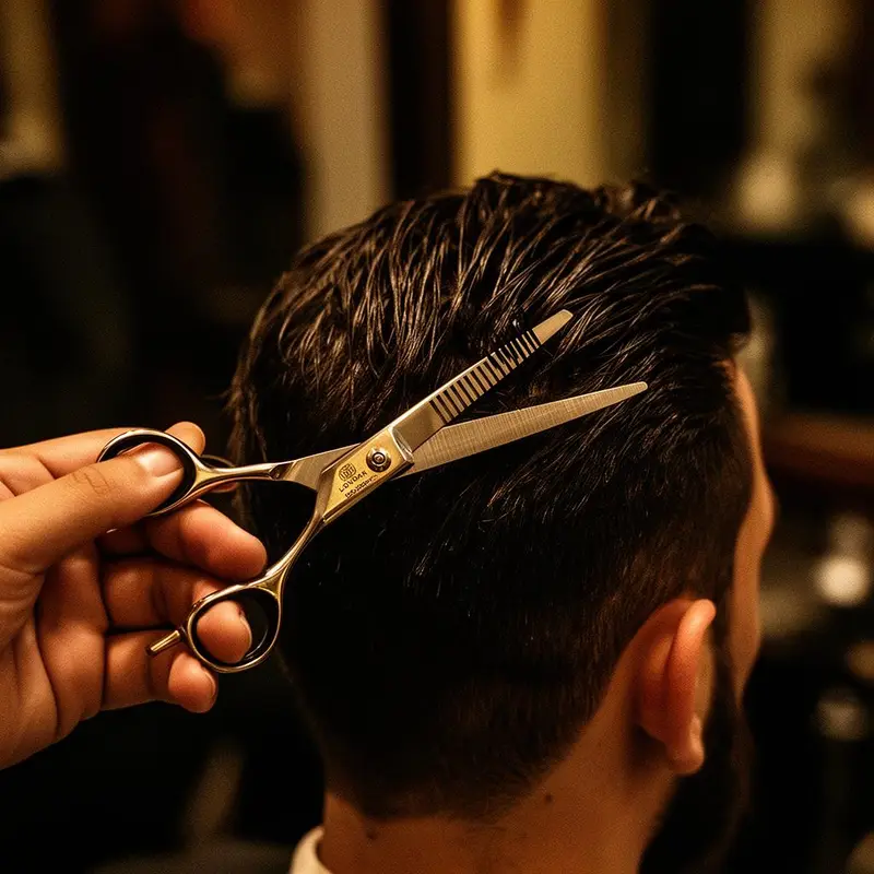 Haircut bij Barber Poort Almere — A haircut that starts with listening. From classic cuts to razor-sharp fades — every style is tailored to you.